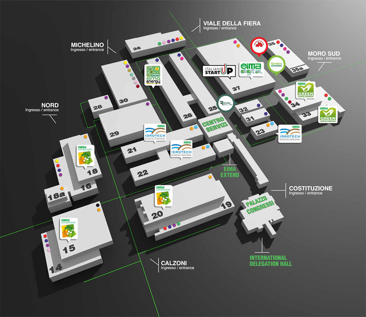 EIMA 2024 Mappa | SAITO